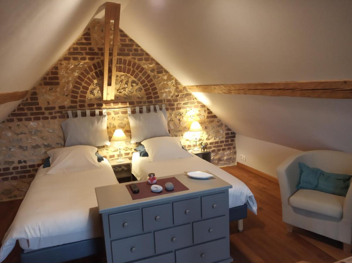 Eco-Gite La Chambre Du Vanneur Mentheville Exteriér fotografie